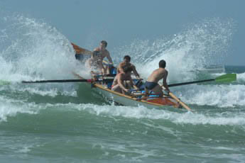 Surfboat training